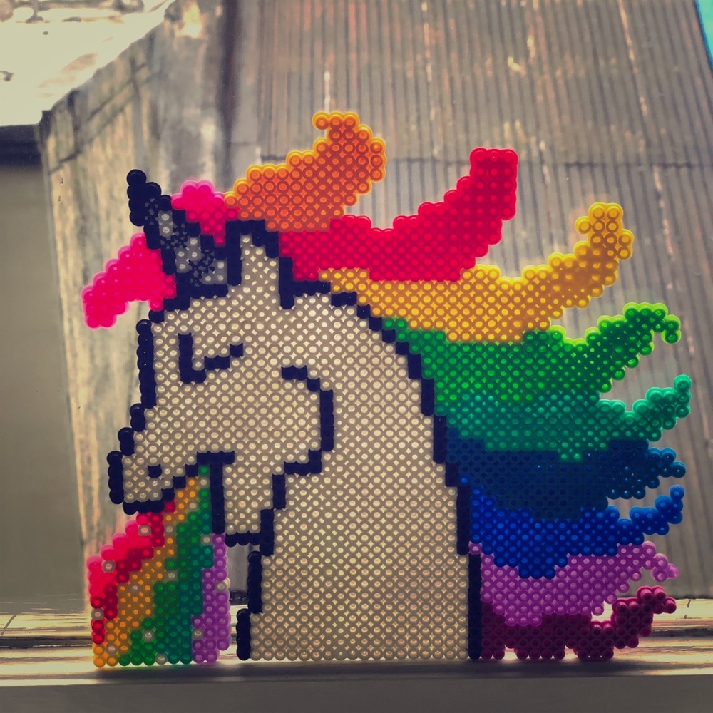 Unicorn perler